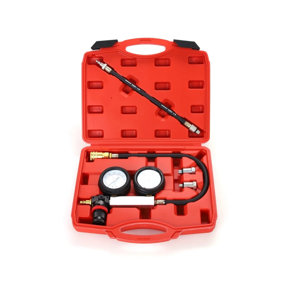 Detector de scurgeri cilindru Instrument pentru scurgeri laterale cilindrului motor Detector de scurgeri Manometru Tester auto