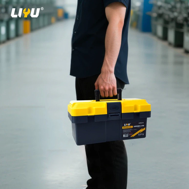 Reinforced Tool Box Empty Box Plastic Storage Box Multifunctional Maintenance Household Hardware Storage Box high quality