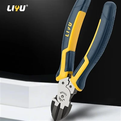 Clește cu vârf oblic pentru economisire-de muncă Clește cu nas oblic Duritate mare Zece mii de clești speciali Colecție completă de clești multifuncționali 6"