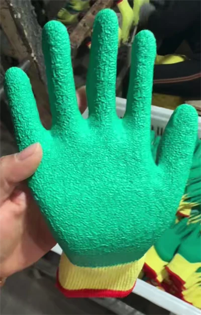 MĂNUȘI DE BUMBAC ÎNCĂVĂTIT DE LATEX / PE