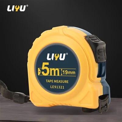 Bandă Bandă Bandă de oțel Carcasă din plastic Riglă cu auto-blocare Riglă telescopică Riglă de măsurare Bandă de șantier Riglă pentru prelucrarea lemnului 5 metri