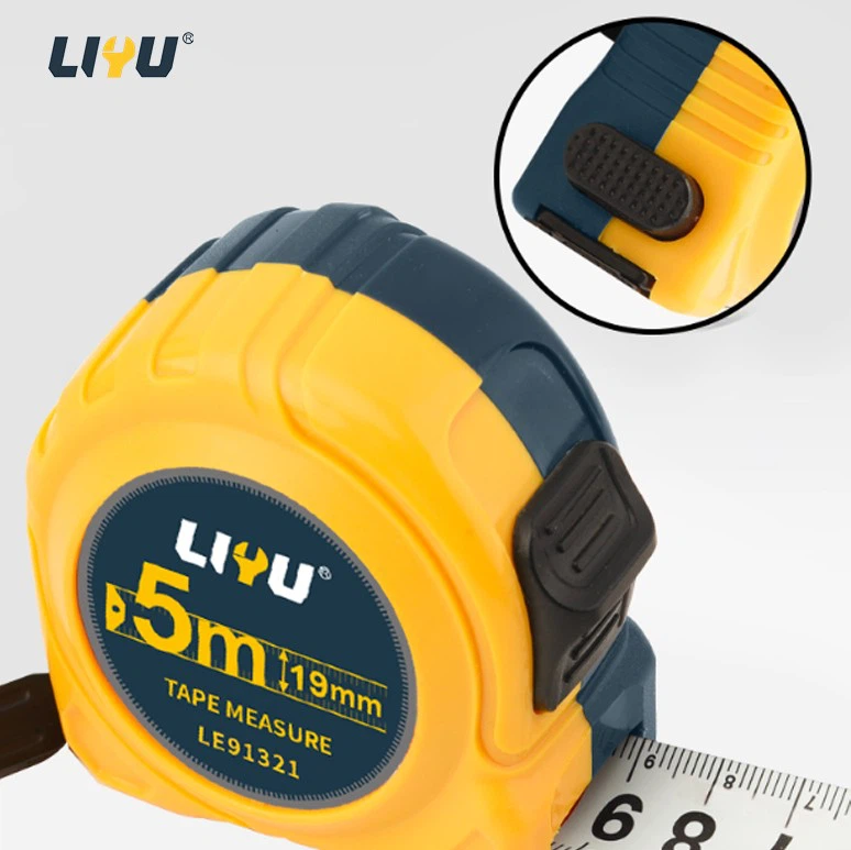 Tape Tape Steel Tape Plastic Case Self-locking Ruler Box Ruler Telescopic Ruler Meter Ruler Site Tape Woodworking Ruler 5 Meters best